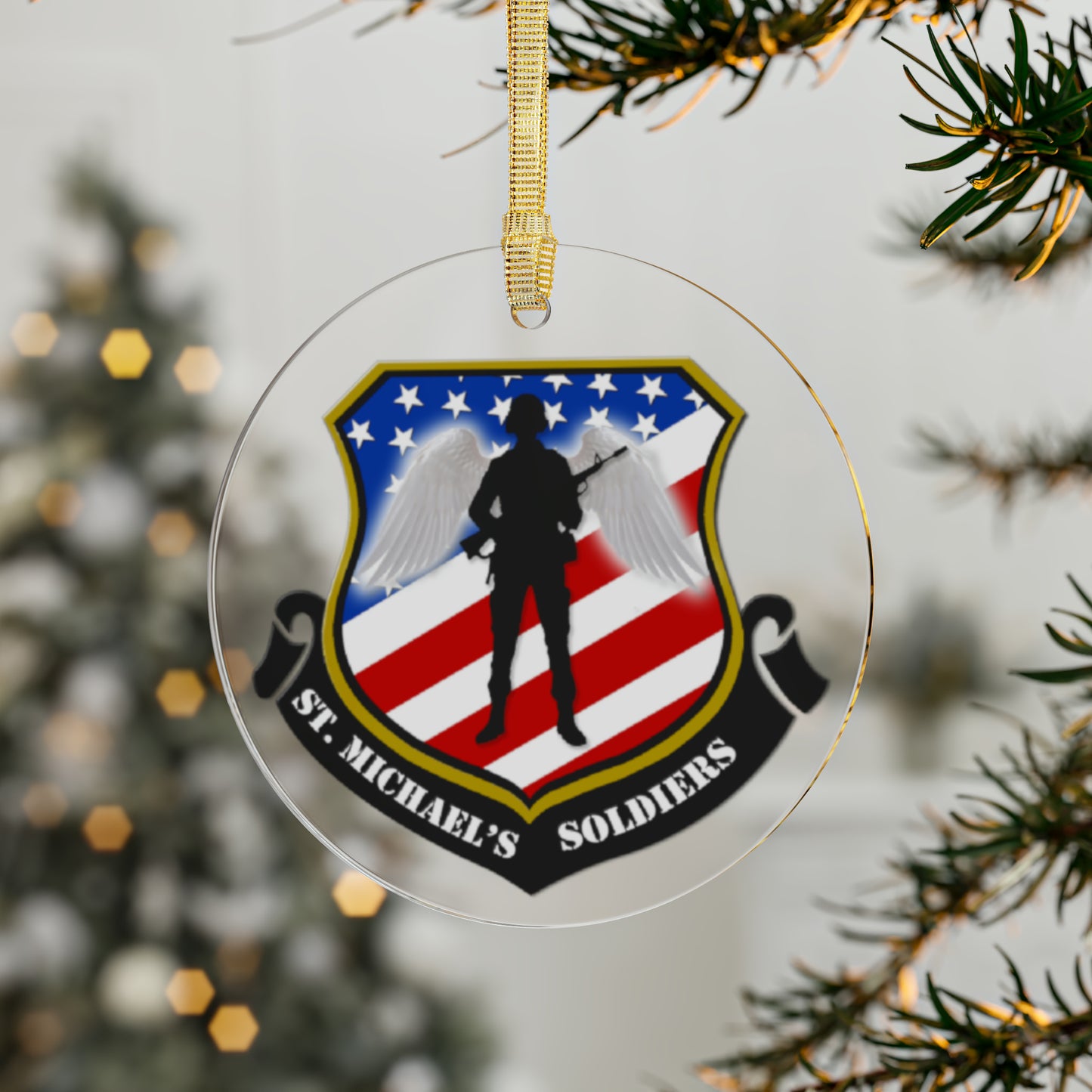 SMS Acrylic Christmas Ornament