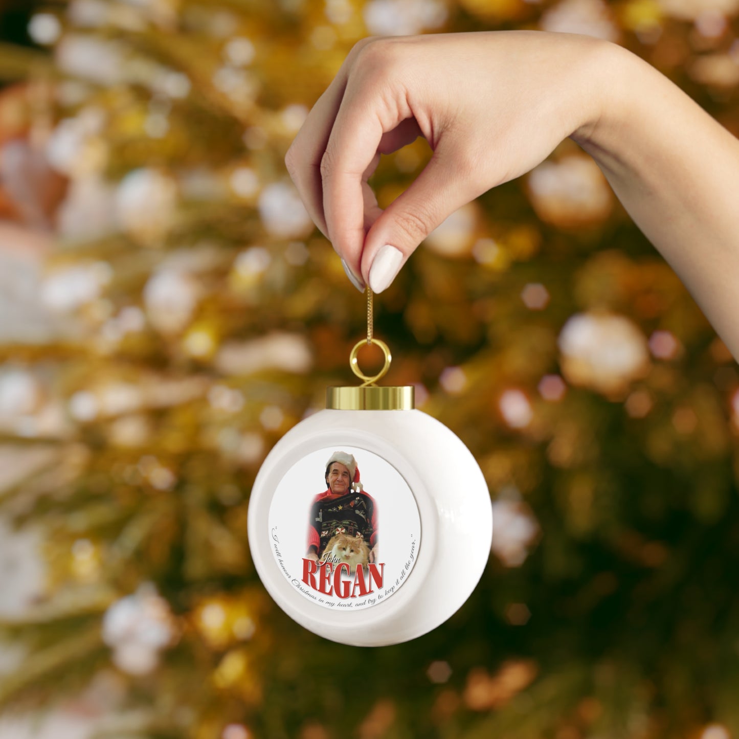 John Regan Family Christmas Ball Ornament #2