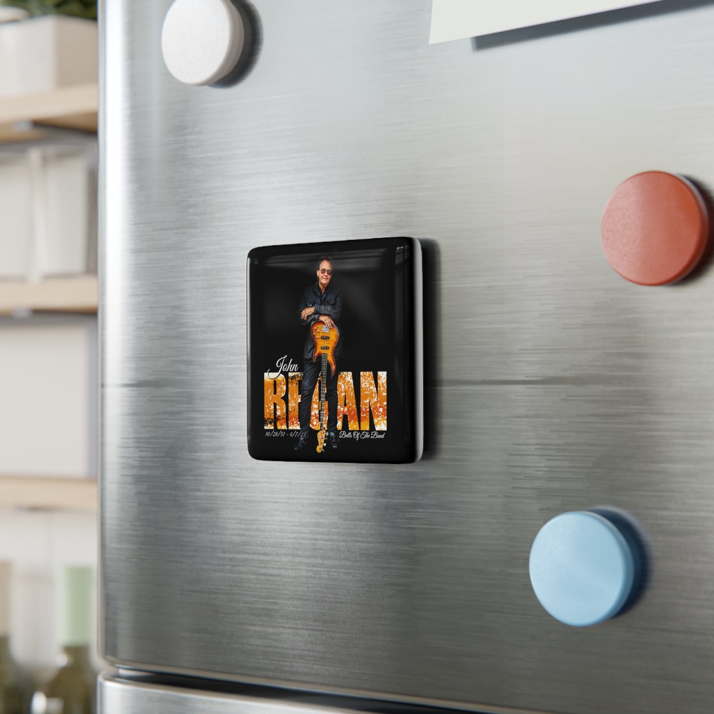 John Regan Porcelain Magnet, Square #1