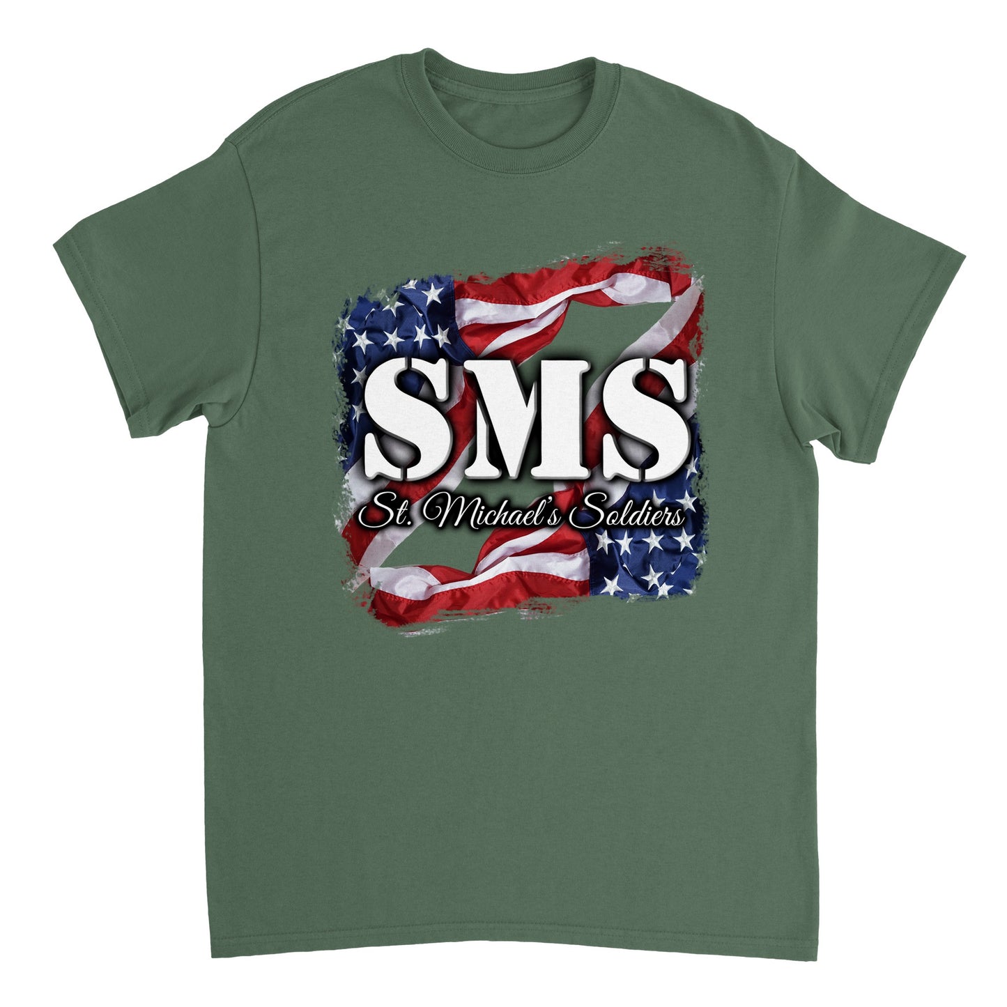 SMS (Flag1) Heavyweight Unisex Crewneck T-shirt
