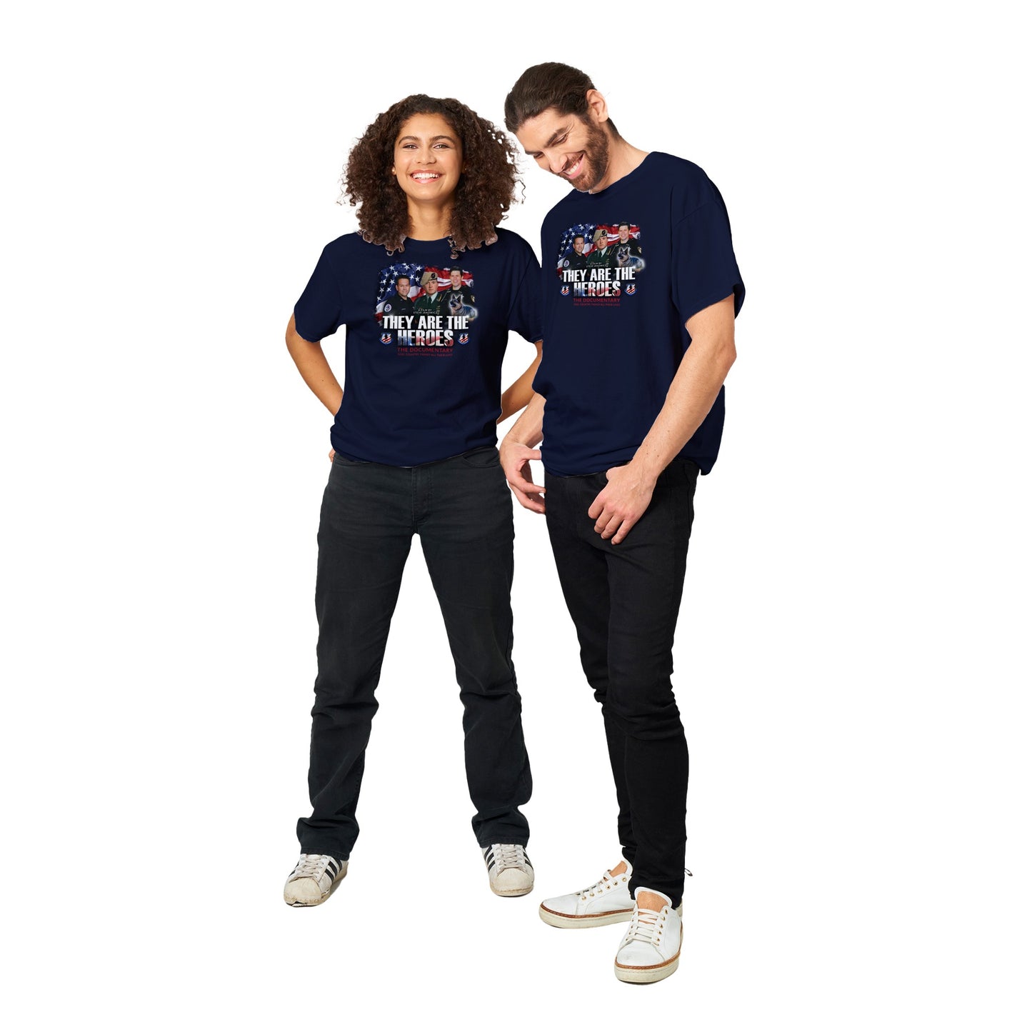 Heroes - Heavyweight Unisex Crewneck T-shirt