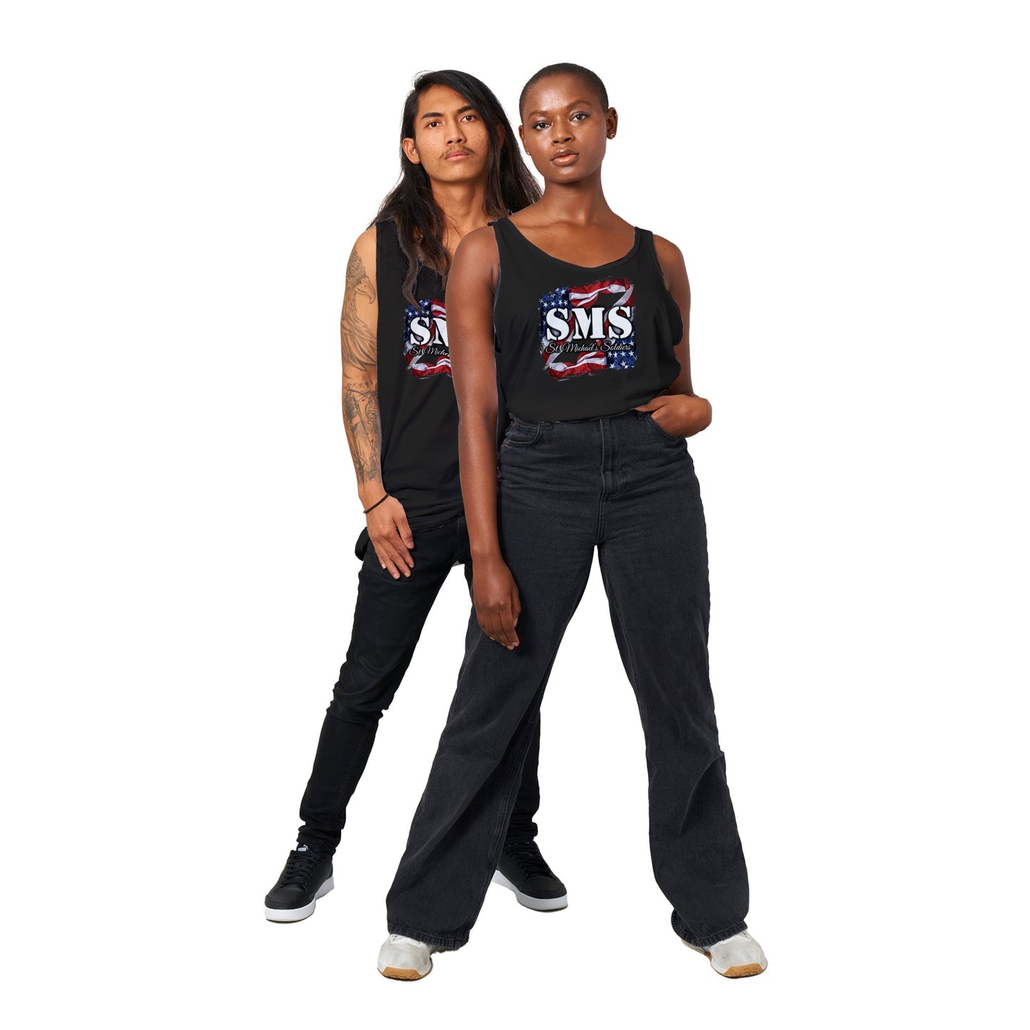 SMS (Flag1) - Premium Unisex Tank Top
