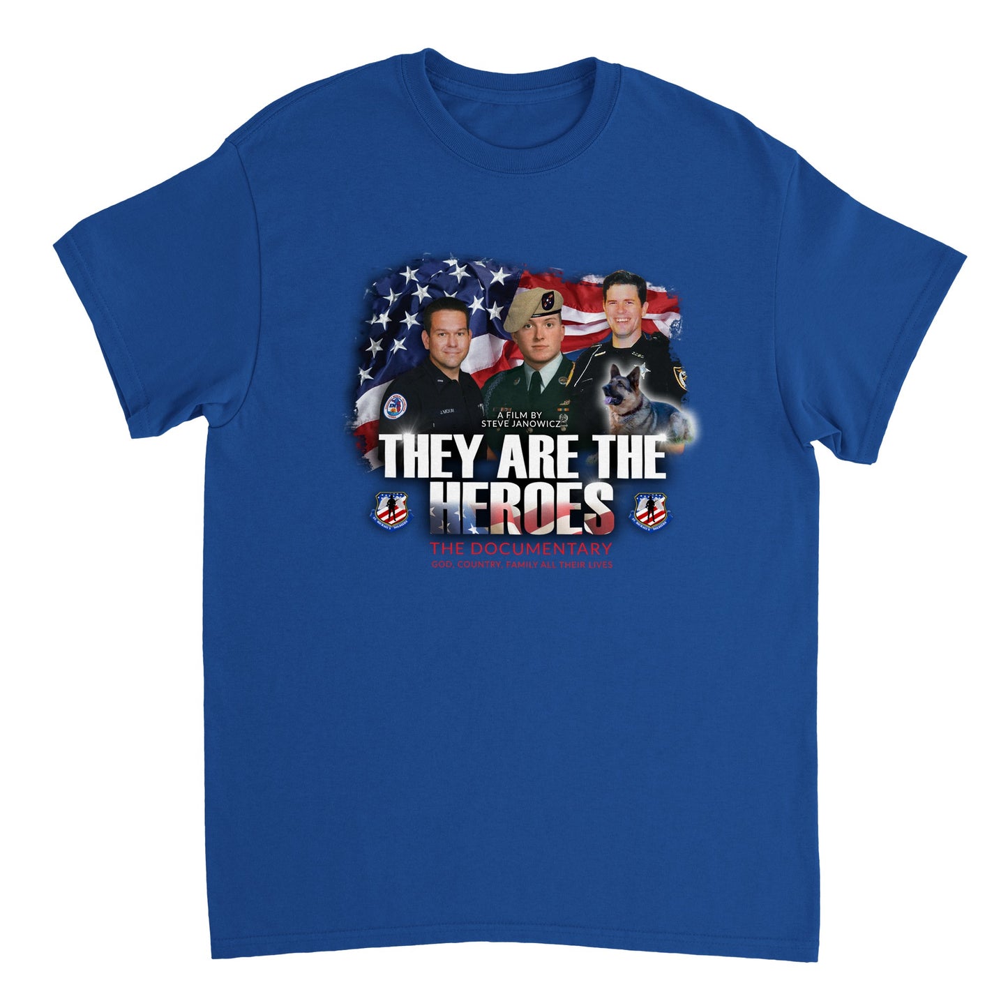 Heroes - Heavyweight Unisex Crewneck T-shirt