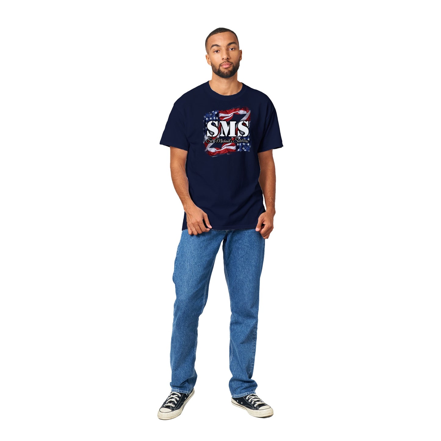 SMS (Flag1) Heavyweight Unisex Crewneck T-shirt