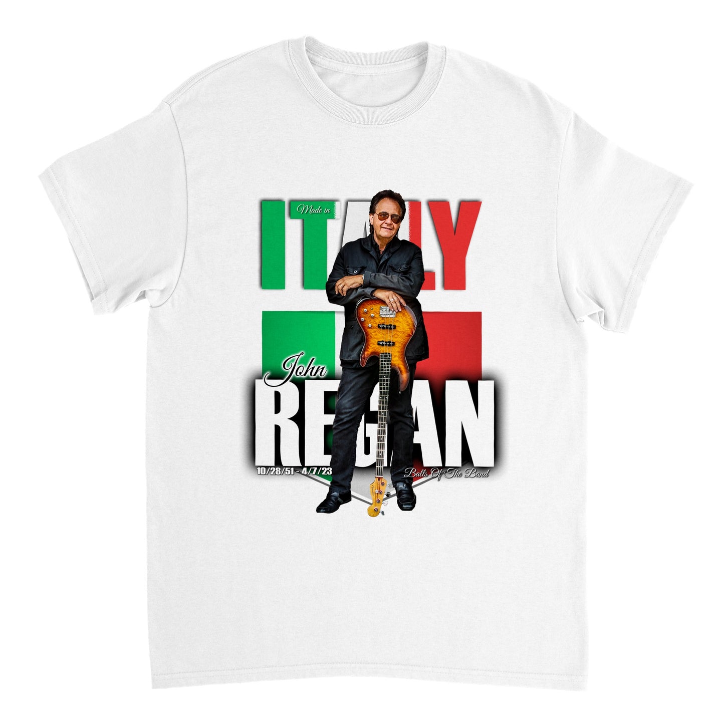 Made In Italy John Regan Heavyweight Unisex Crewneck T-shirt