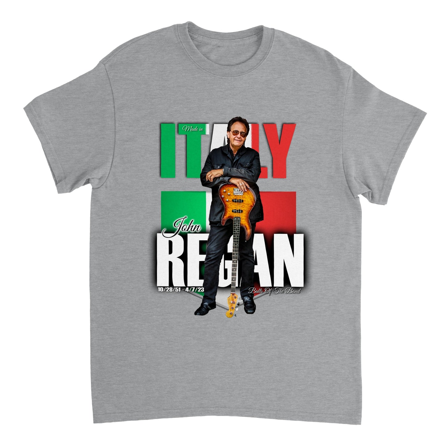 Made In Italy John Regan Heavyweight Unisex Crewneck T-shirt