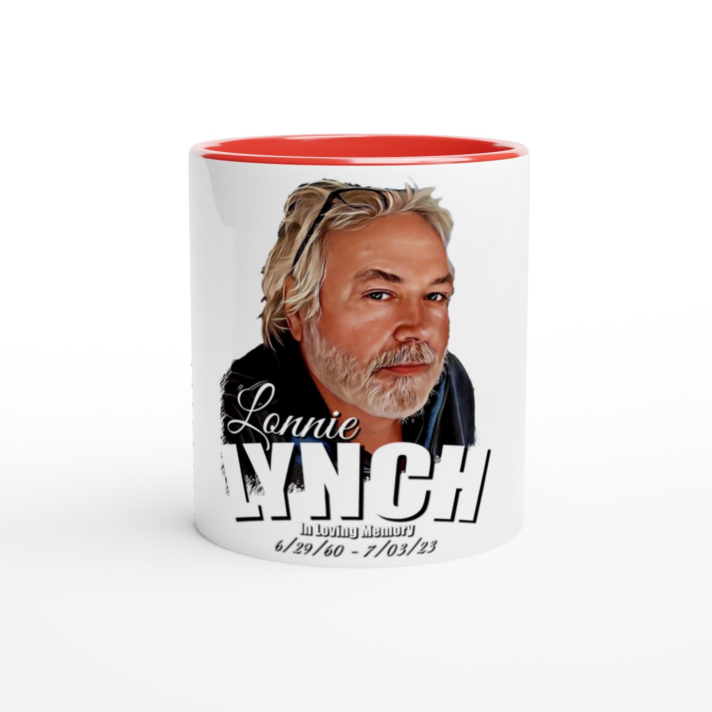 Lonnie Lynch White 11oz Ceramic Mug with Color Inside
