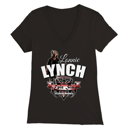 Lonnie Lynich (Epic Sin) Premium Womens V-Neck T-shirt