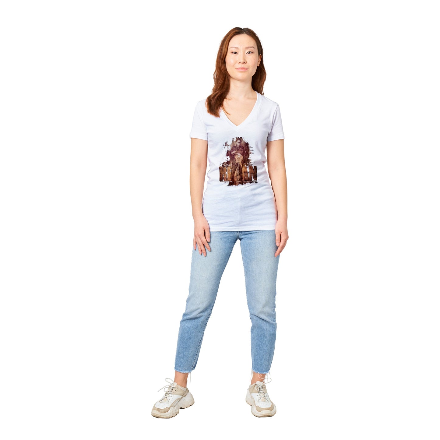 John Regan (BOTB Vintage) Premium Womens V-Neck T-shirt