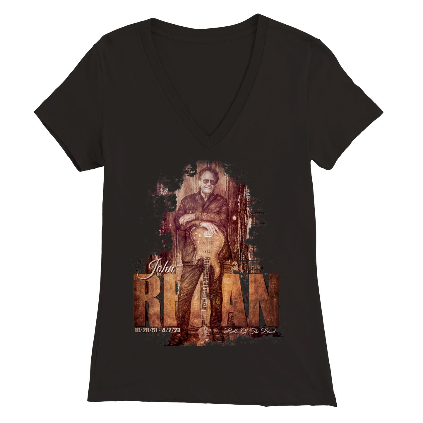 John Regan (BOTB Vintage) Premium Womens V-Neck T-shirt