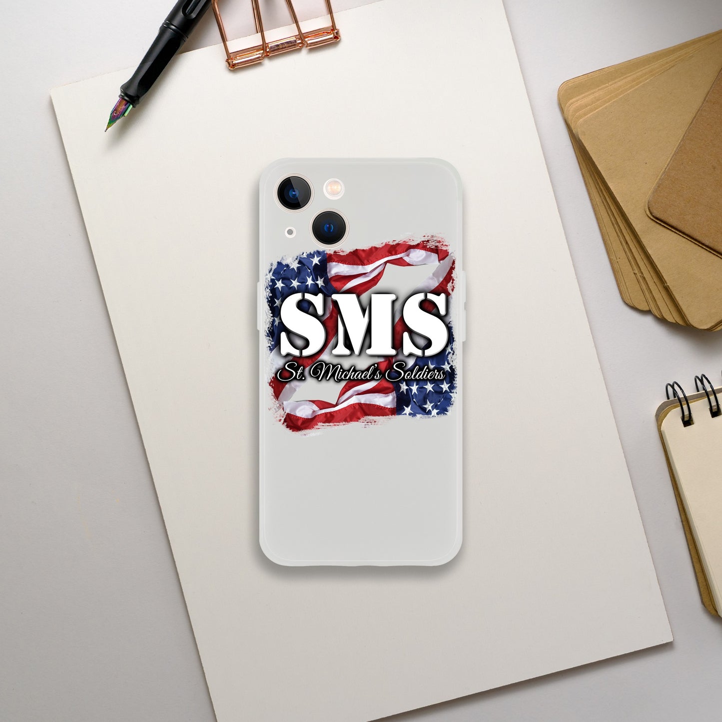 SMS (Flag1) iPhone Flexi case