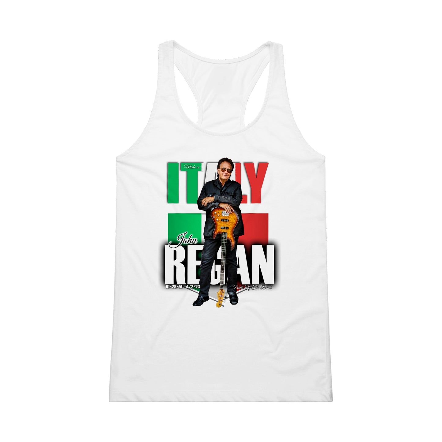 Made In Italy John Regan Performance Womens Tank Top