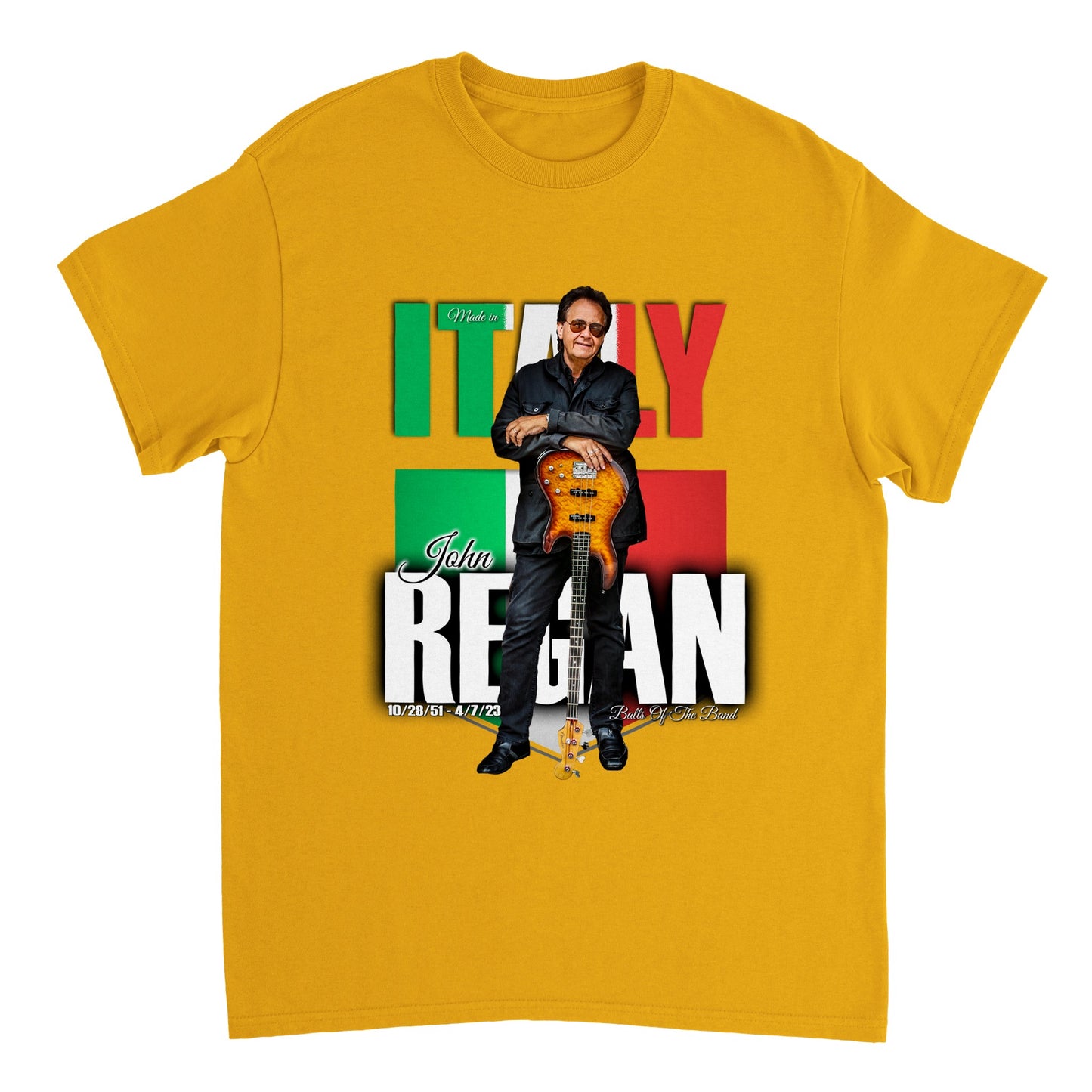 Made In Italy John Regan Heavyweight Unisex Crewneck T-shirt