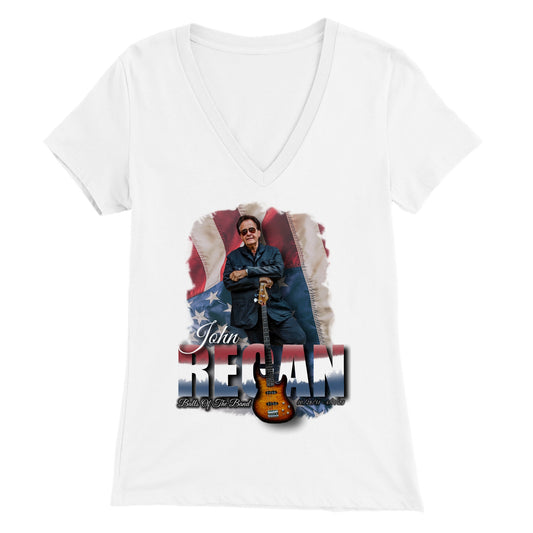 John Regan (America) Premium Womens V-Neck T-shirt