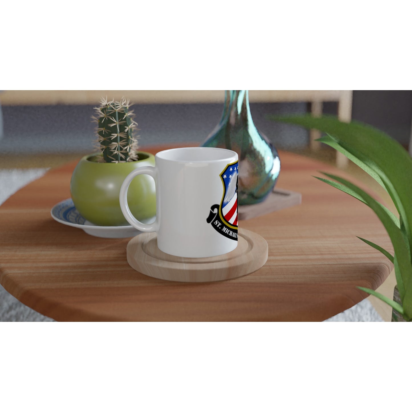 SMS White 11oz Ceramic Mug