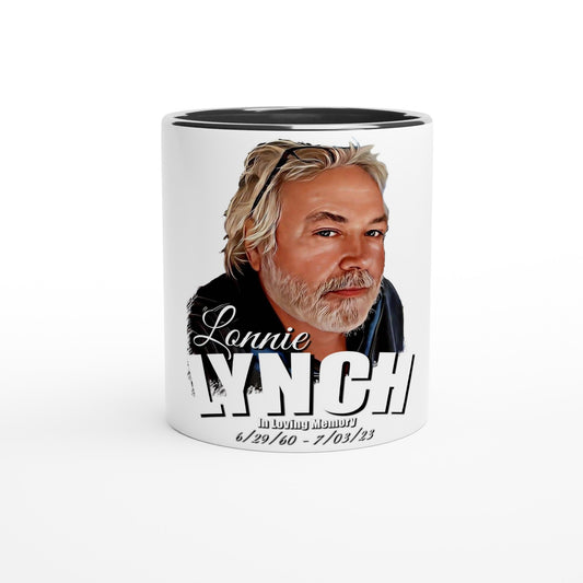 Lonnie Lynch White 11oz Ceramic Mug with Color Inside