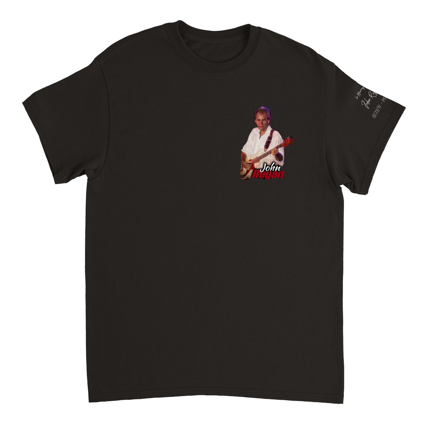 John Regan (Legend) 2 Sided w/ In Memory Of on sleeve Heavyweight Unisex Crewneck T-shirt