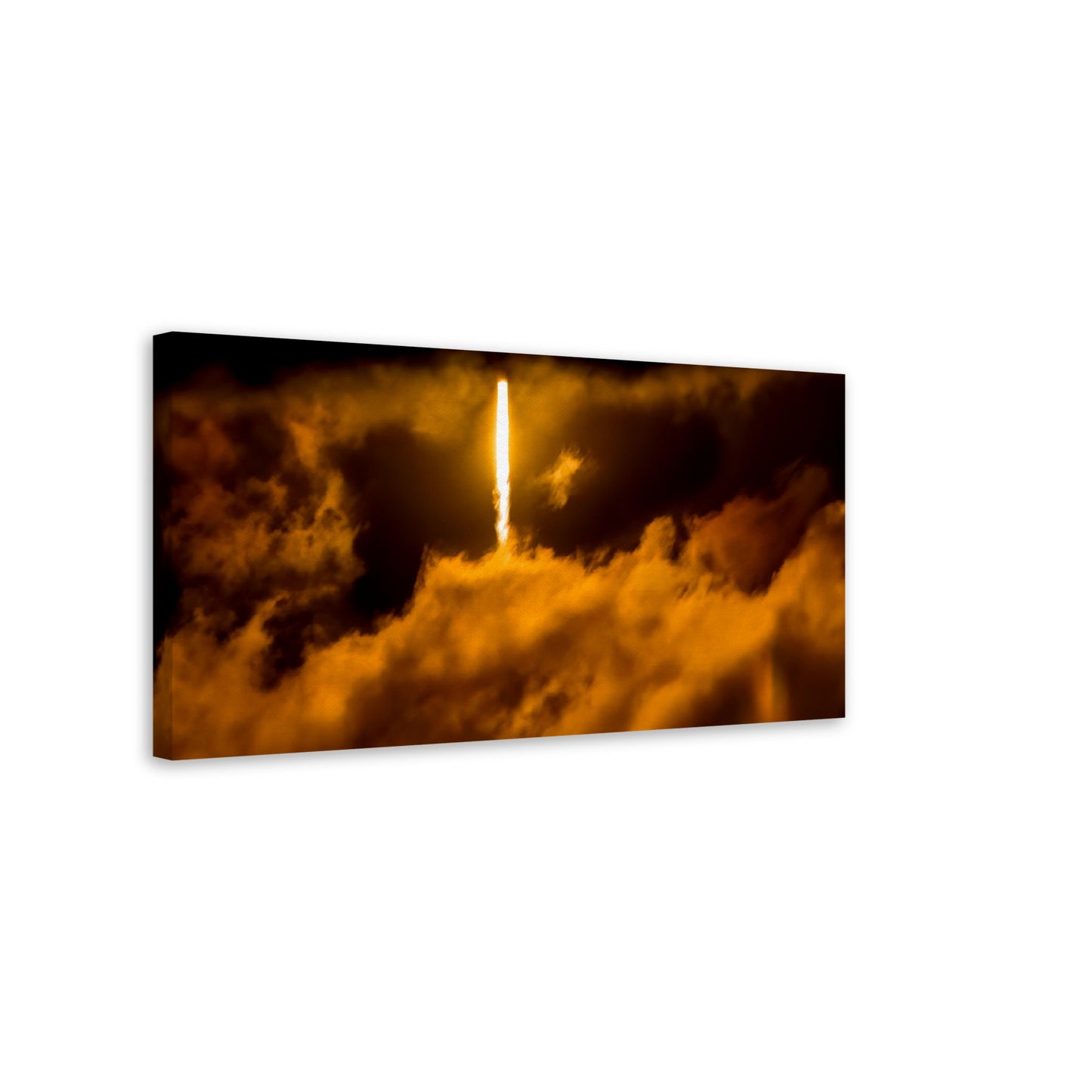 Falcon 9 Liftoff Into The Heavens (In Honor Of John Regan) - Canvas