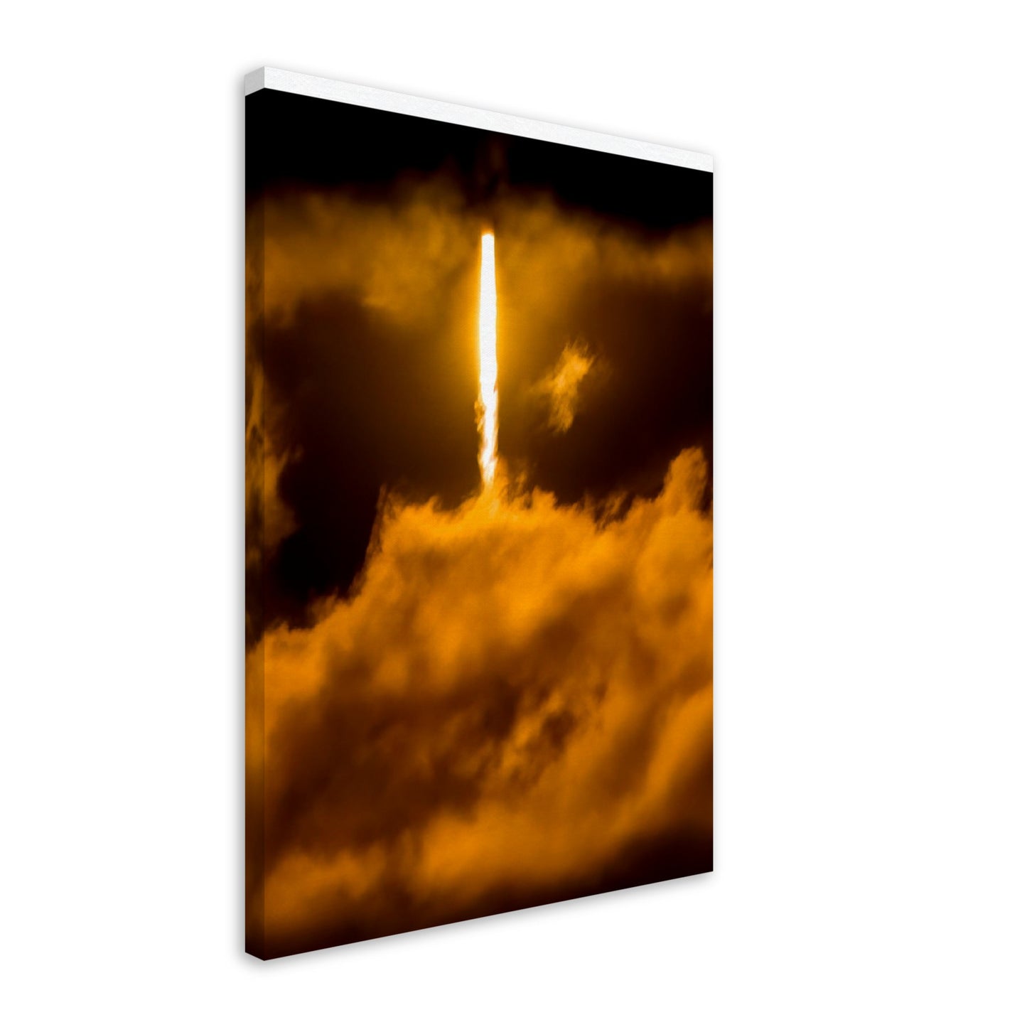 Falcon 9 Liftoff Into The Heavens (In Honor Of John Regan) - Canvas
