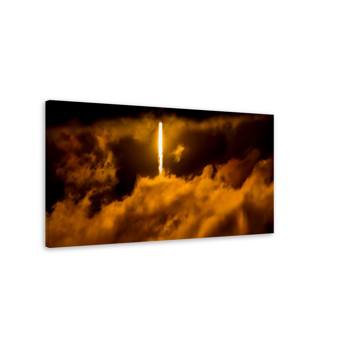 Falcon 9 Liftoff Into The Heavens (In Honor Of John Regan) - Canvas