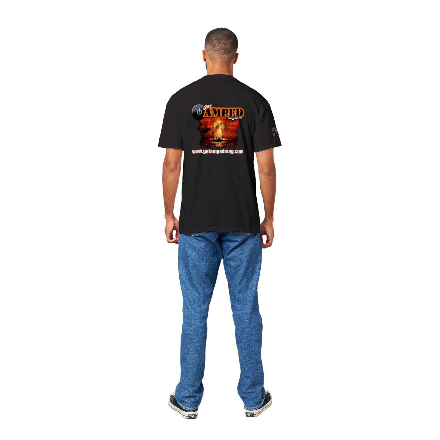 GetAMPED Magazine Heavyweight Unisex Crewneck T-shirt