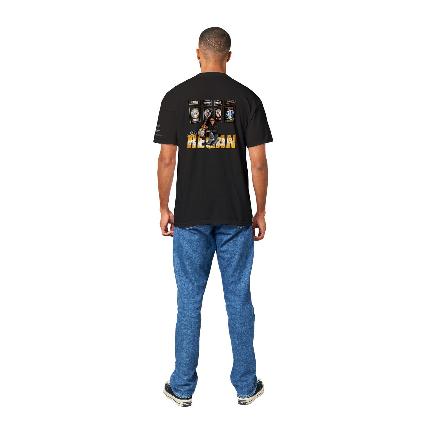 John Regan (Legend) 2 Sided w/ In Memory Of on sleeve Heavyweight Unisex Crewneck T-shirt