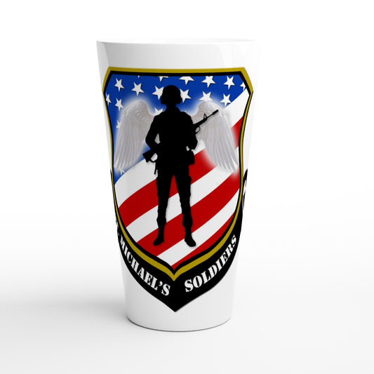 SMS White Latte 17oz Ceramic Mug