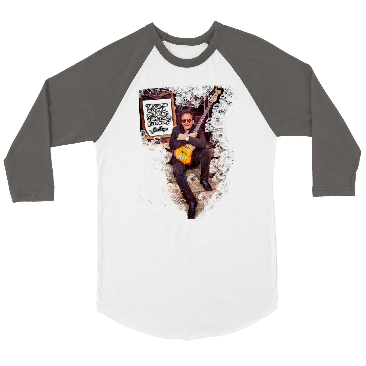 John Regan (Quote) Heavyweight Unisex Crewneck T-shirt - Unisex 3/4 sleeve Raglan T-shirt