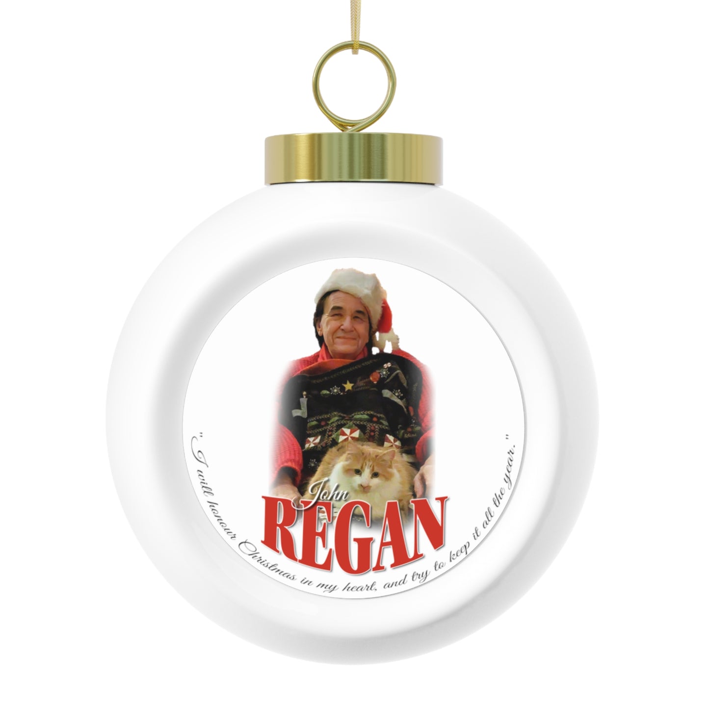 John Regan Family Christmas Ball Ornament #2