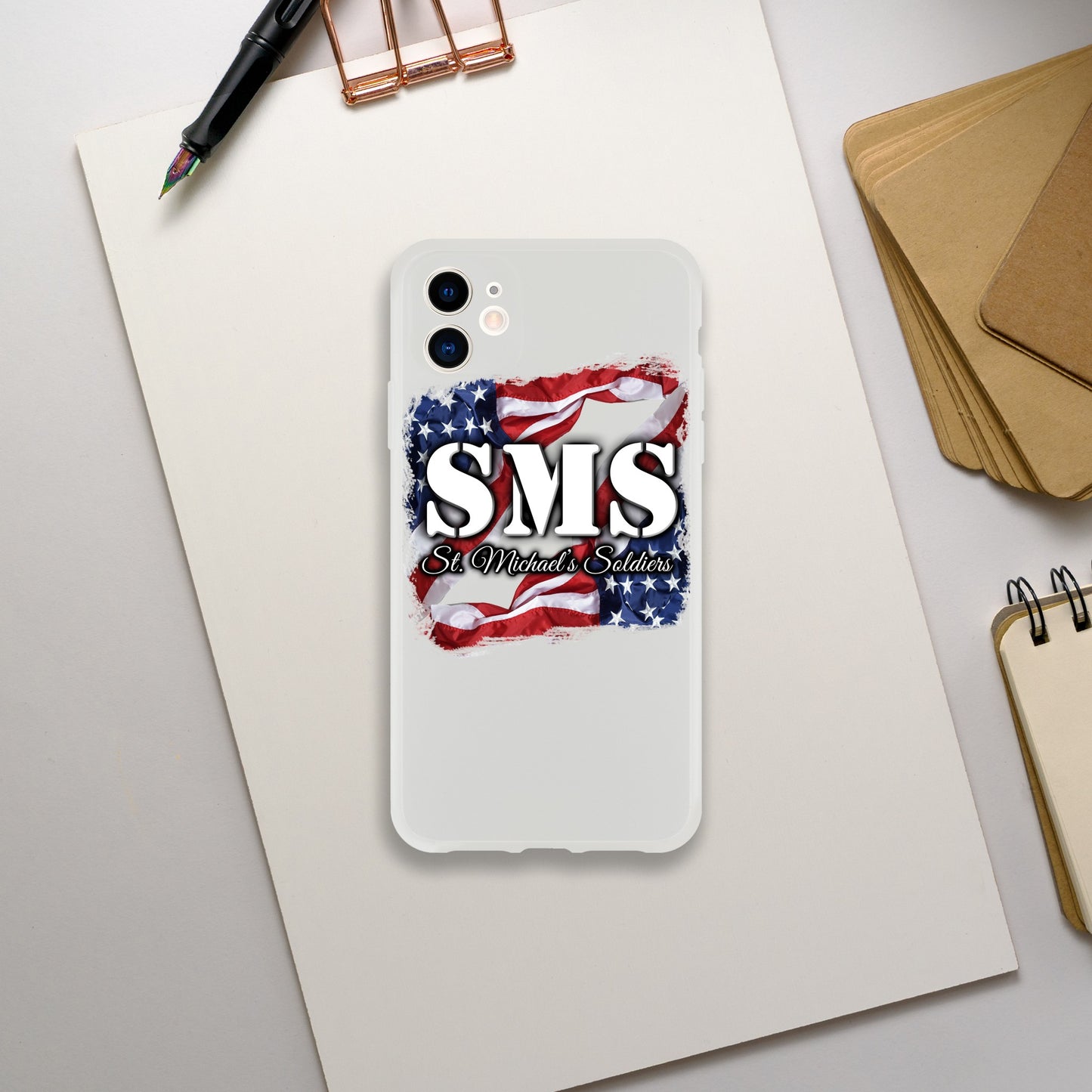 SMS (Flag1) iPhone Flexi case