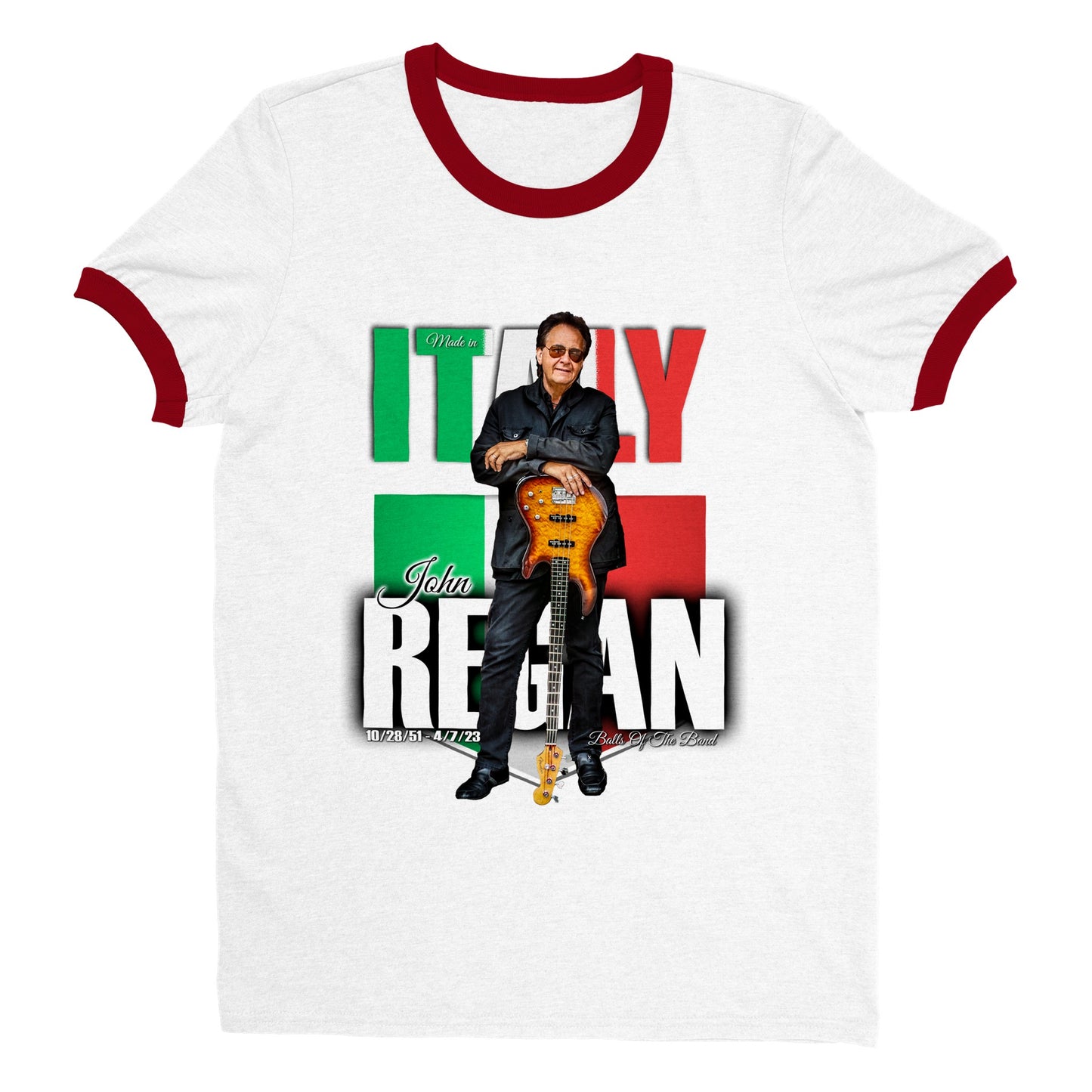 Made In Italy John Regan Unisex Ringer T-shirt