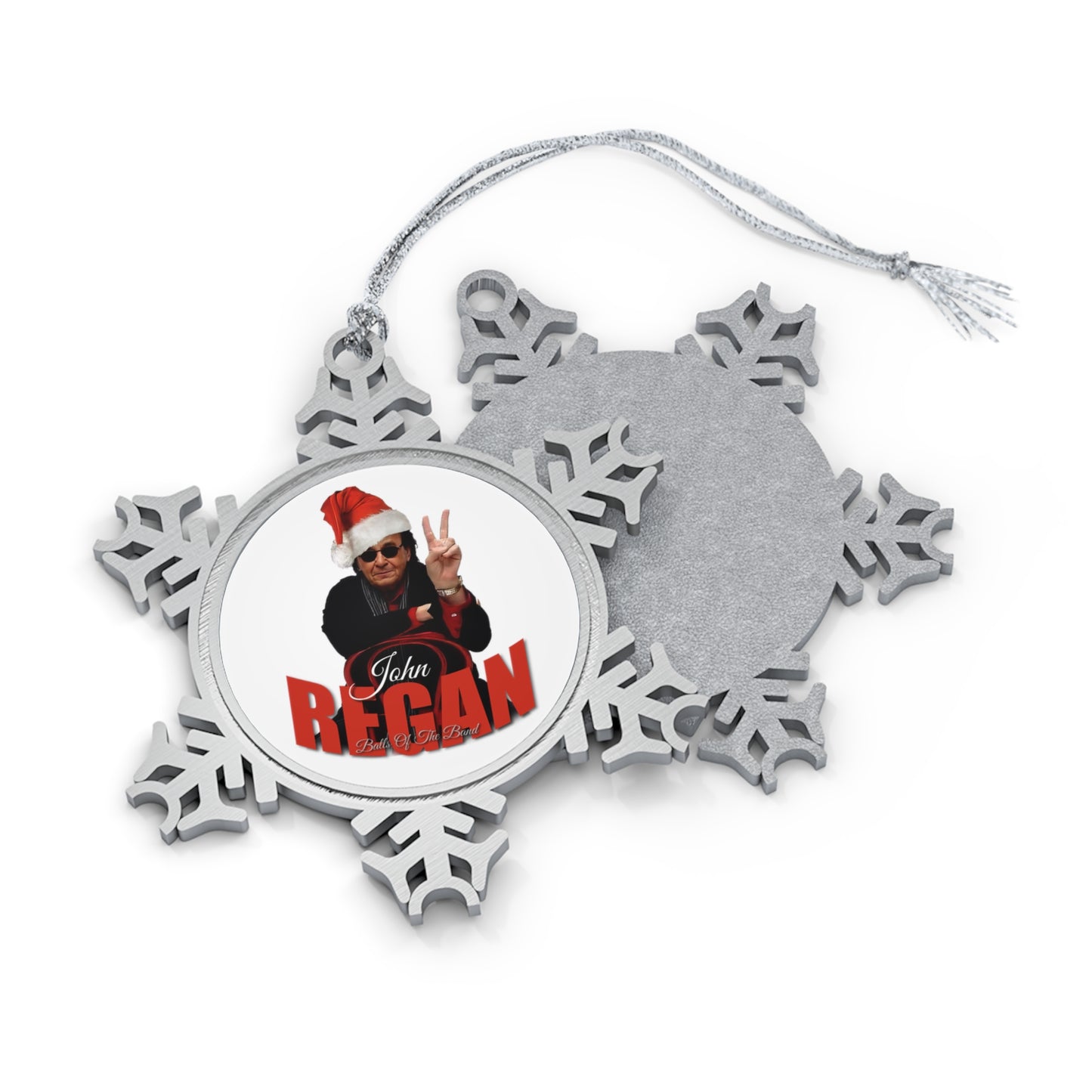 John Regan Pewter Snowflake Ornament #1