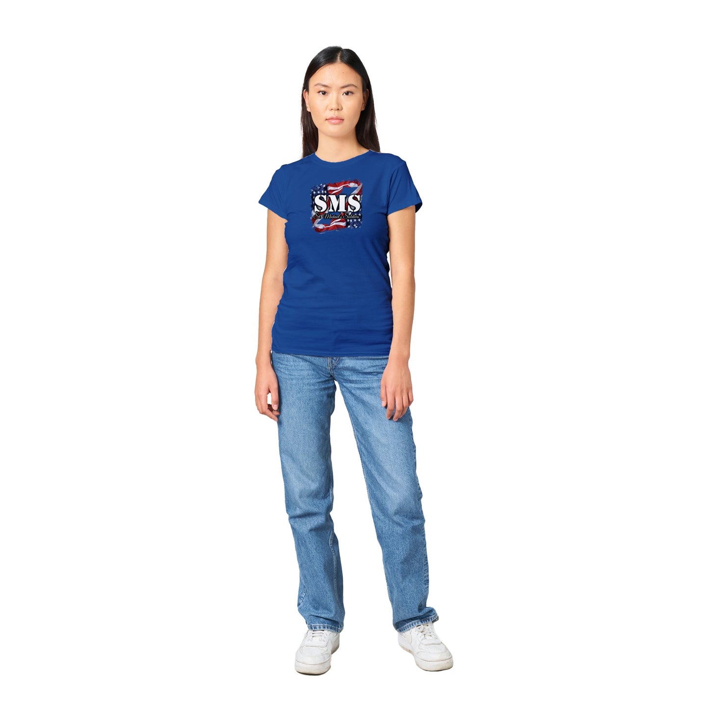 SMS (Flag1) - Classic Womens Crewneck T-shirt