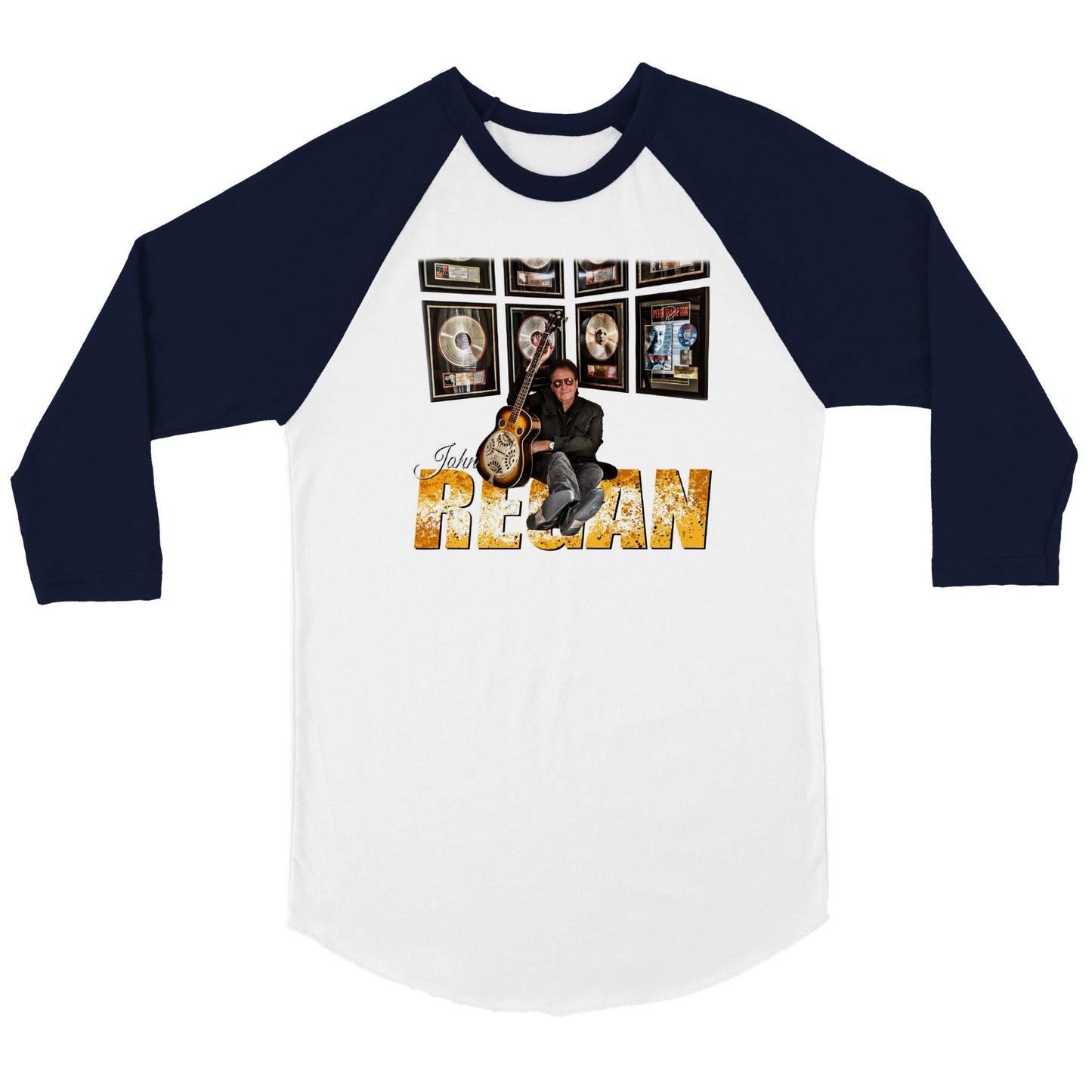 John Regan  -  (Legend-Baseball) Unisex 3/4 sleeve Raglan T-shirt