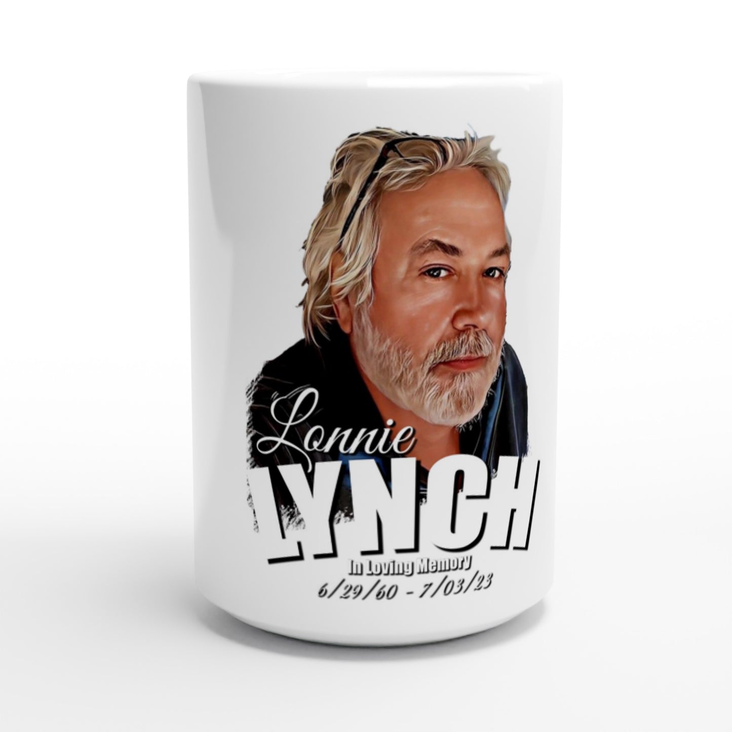 Lonnie Lynch White 15oz Ceramic Mug