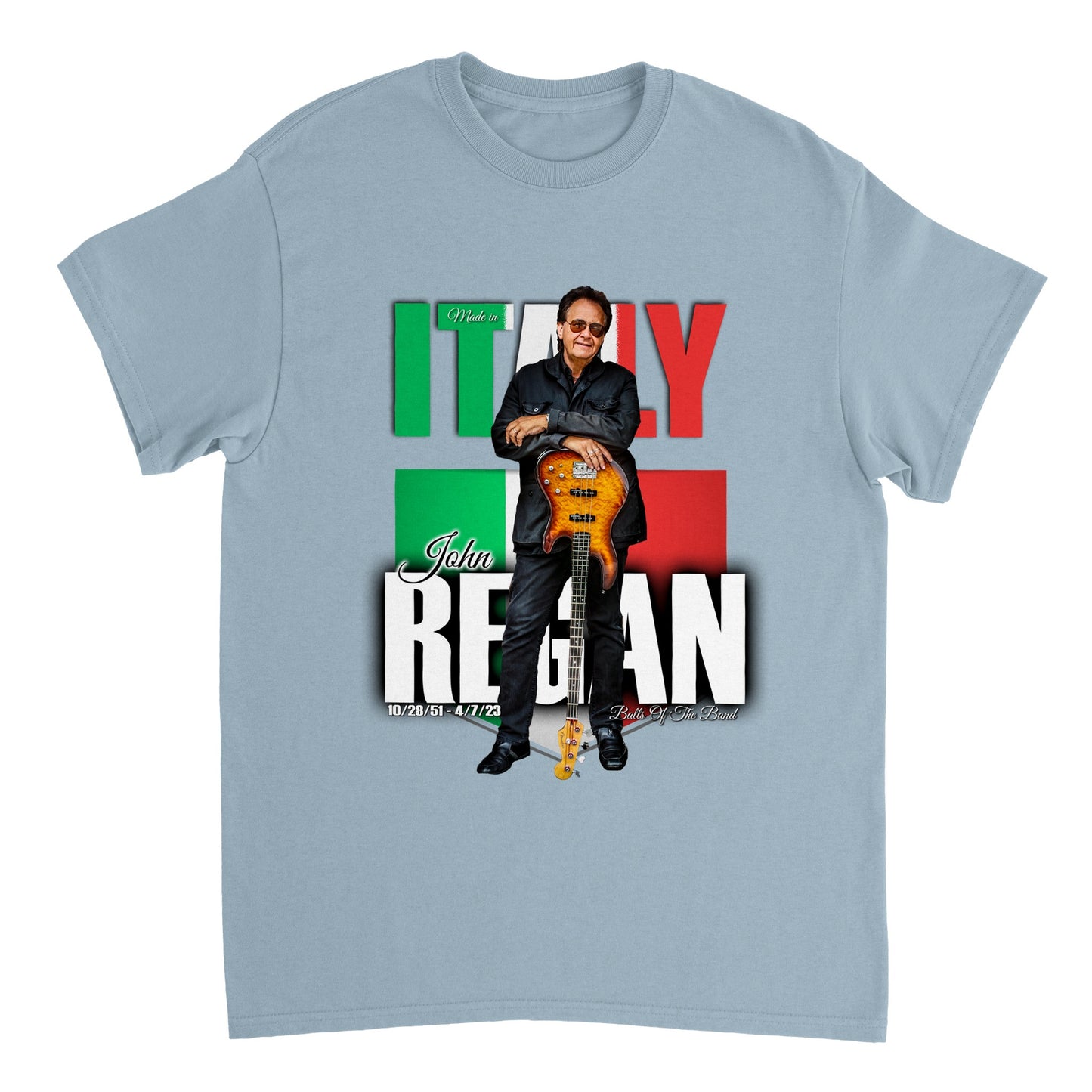 Made In Italy John Regan Heavyweight Unisex Crewneck T-shirt