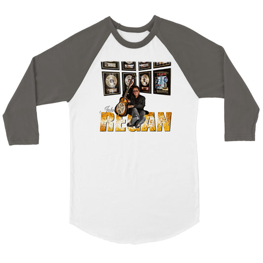 John Regan  -  (Legend-Baseball) Unisex 3/4 sleeve Raglan T-shirt