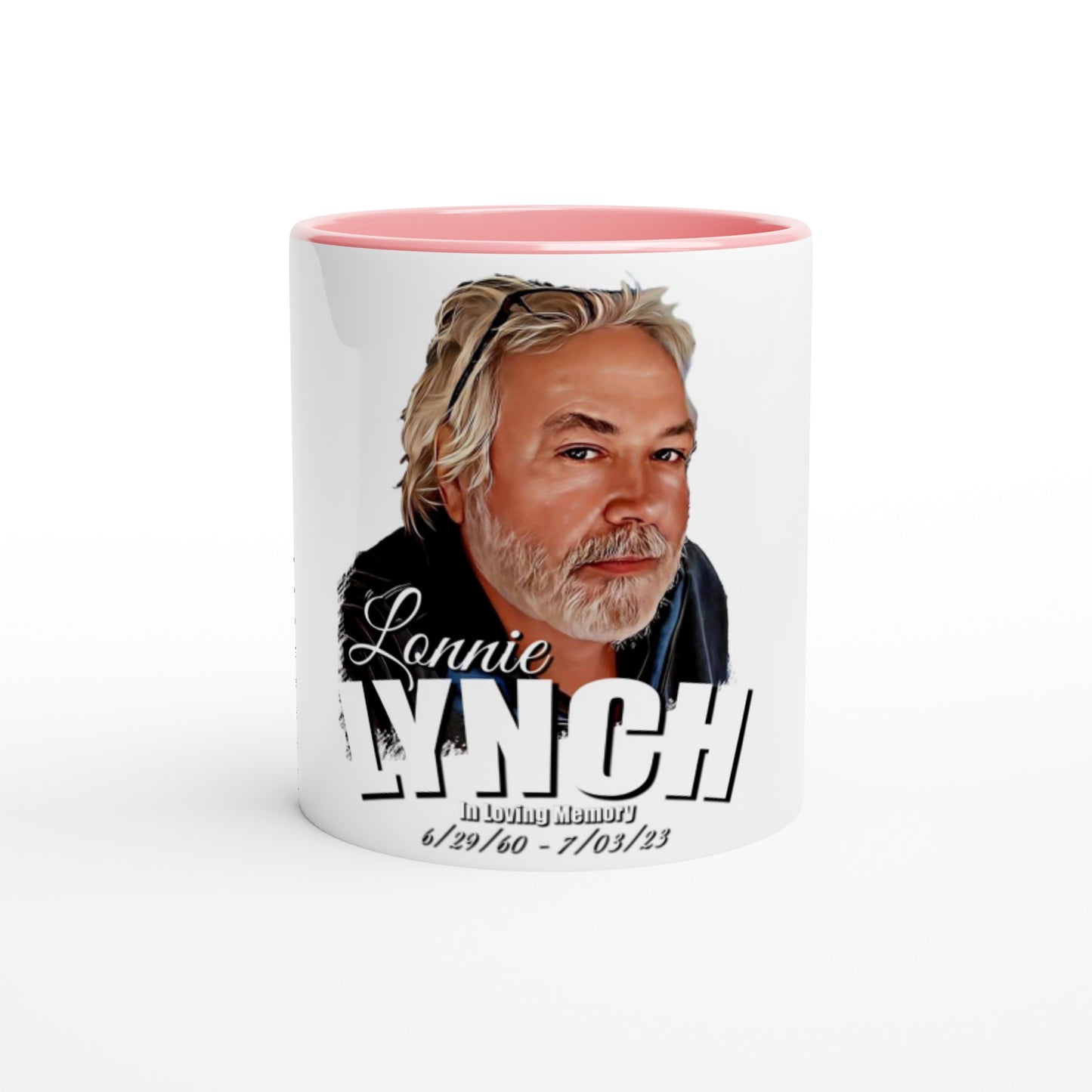 Lonnie Lynch White 11oz Ceramic Mug with Color Inside