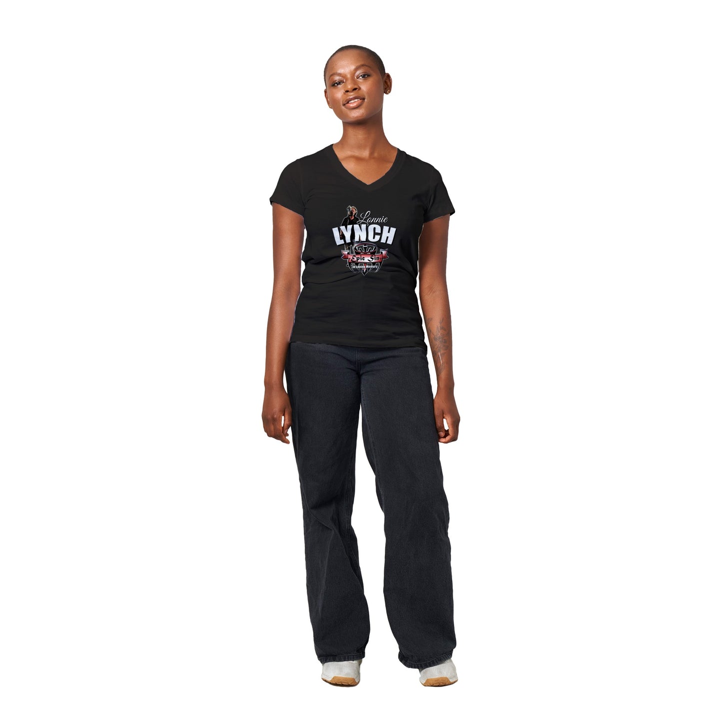 Lonnie Lynich (Epic Sin) Premium Womens V-Neck T-shirt