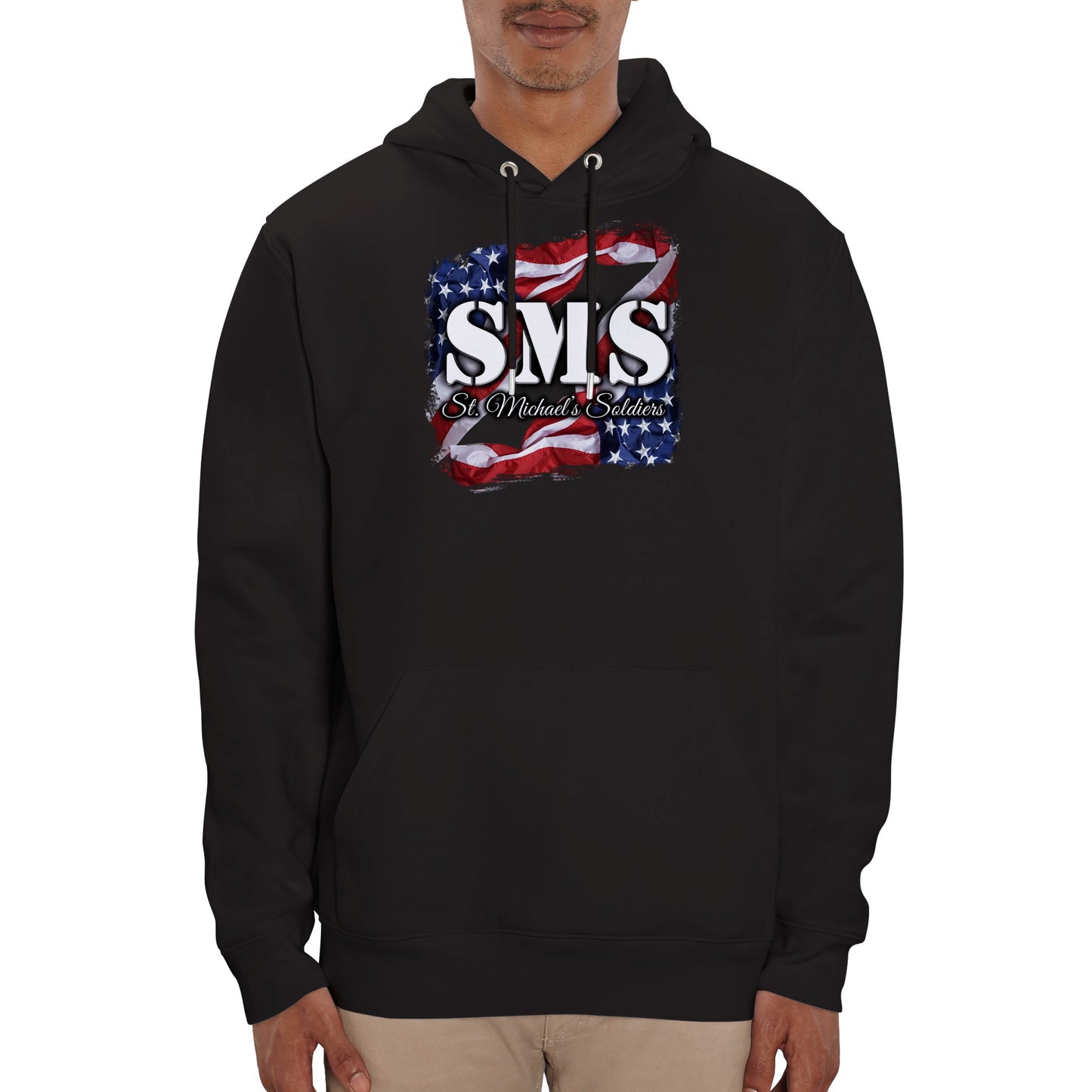 SMS (Flag1)  - Organic Unisex Pullover Hoodie