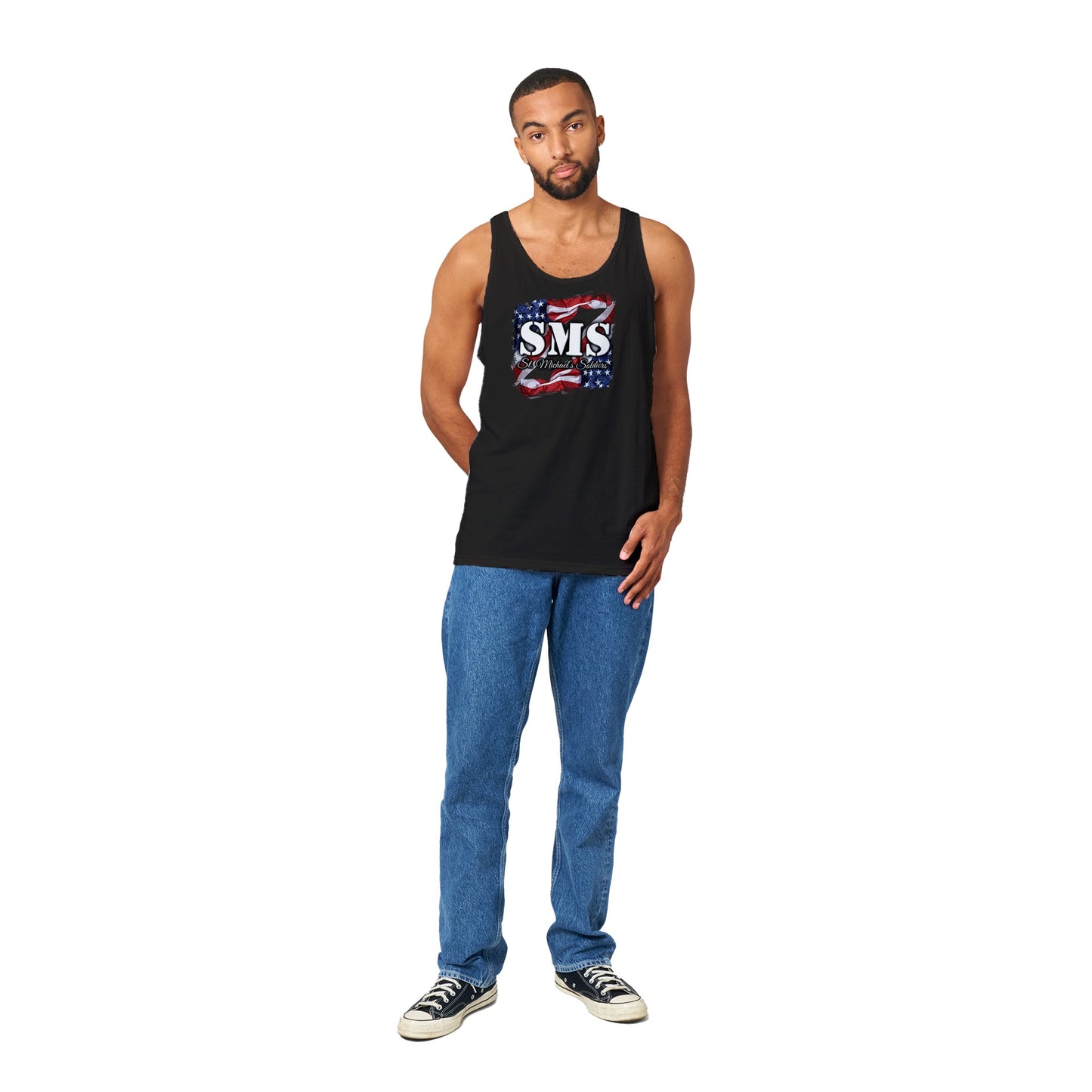 SMS (Flag1) - Premium Unisex Tank Top