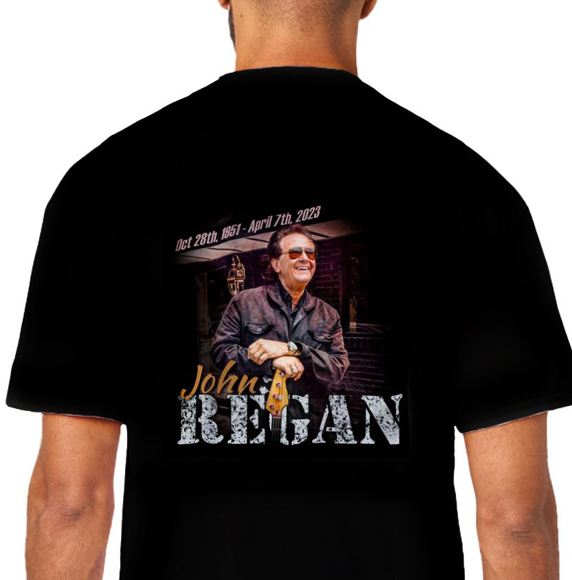John Regan (Legend) 2 Sided w/ In Memory Of on sleeve Heavyweight Unisex Crewneck T-shirt
