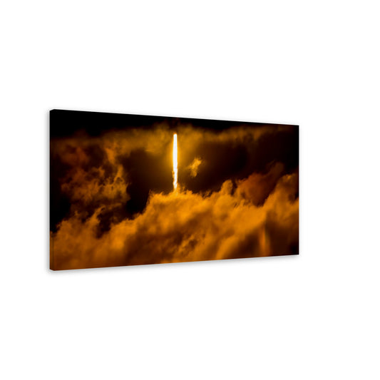 Falcon 9 Liftoff Into The Heavens (In Honor Of John Regan)   -  Canvas