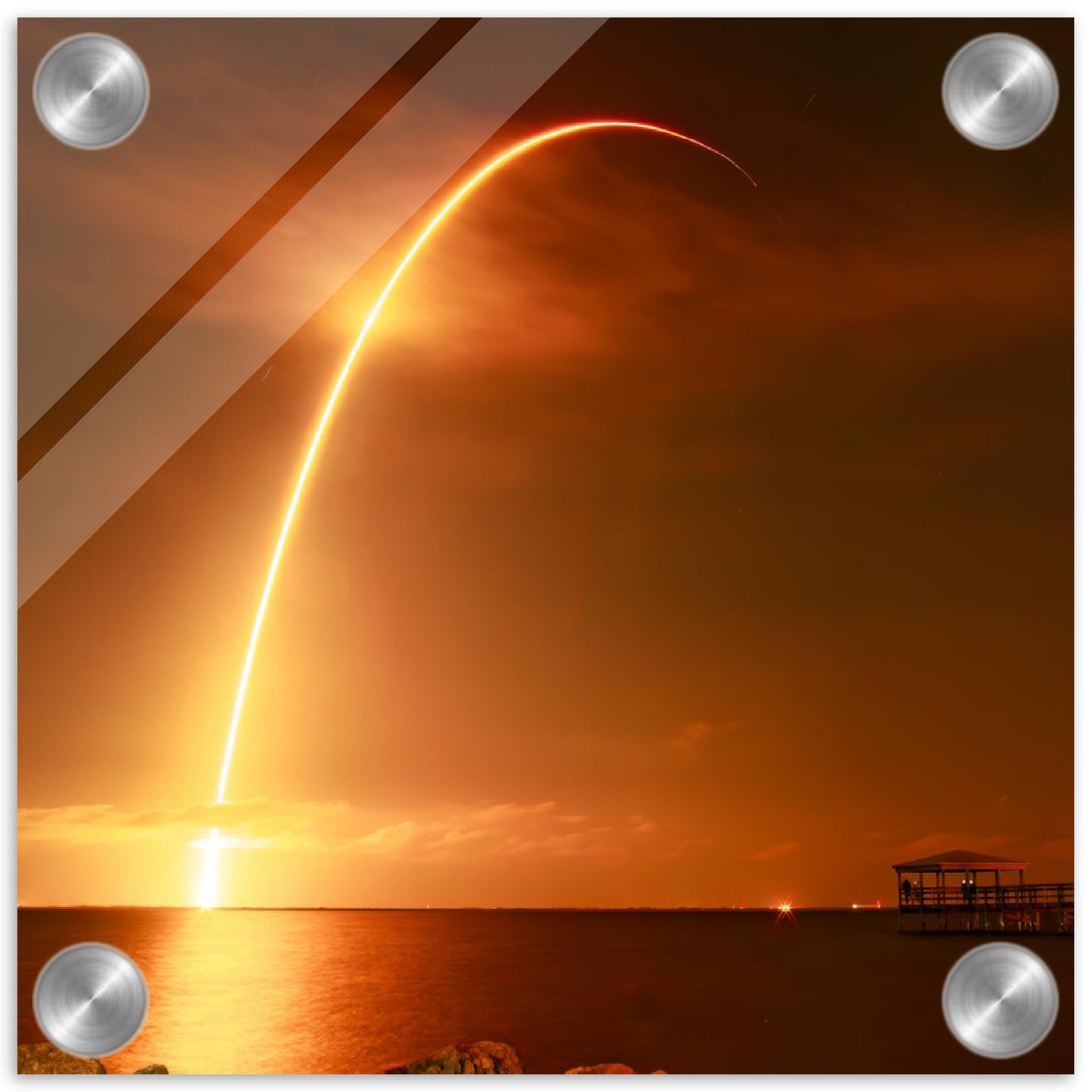 Falcon 9 Launch  -  Acrylic Print