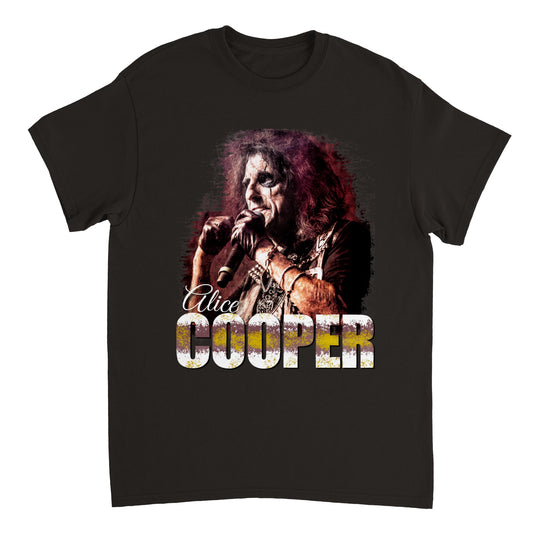 Alice Cooper Heavyweight Unisex Crewneck T-shirt